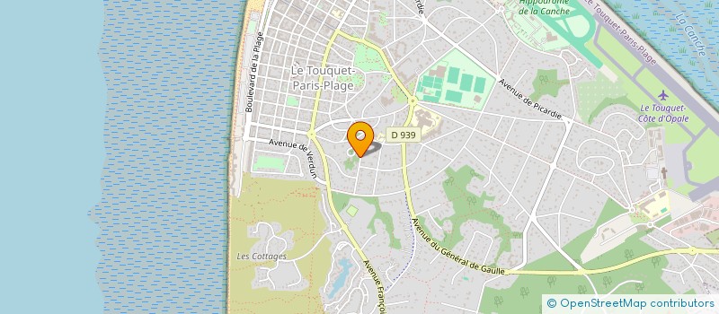 localisation de l'entreprise SCI DE L AVENIR à LE TOUQUET-PARIS-PLAGE