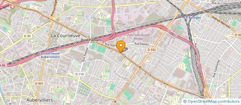 localisation de l'entreprise SCI DE L AVENIR à LA COURNEUVE