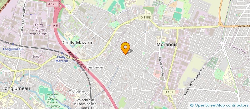 localisation de l'entreprise SCI DE L AVENIR à MORANGIS