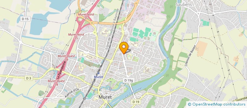 localisation de l'entreprise SCI DE L'AVENIR  MURET