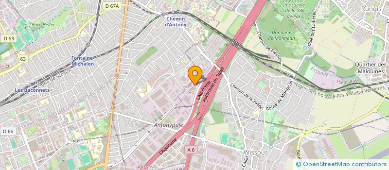 localisation de l'entreprise SCI DE L'AVENIR à WISSOUS