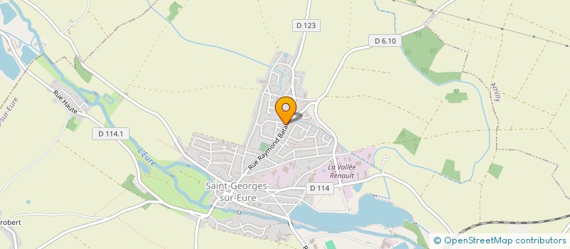 localisation de l'entreprise SCI DE L'AVENIR à SAINT-GEORGES-SUR-EURE