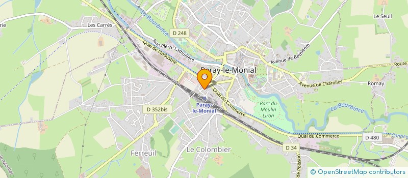 localisation de l'entreprise SCI DE L AVENIR à PARAY-LE-MONIAL