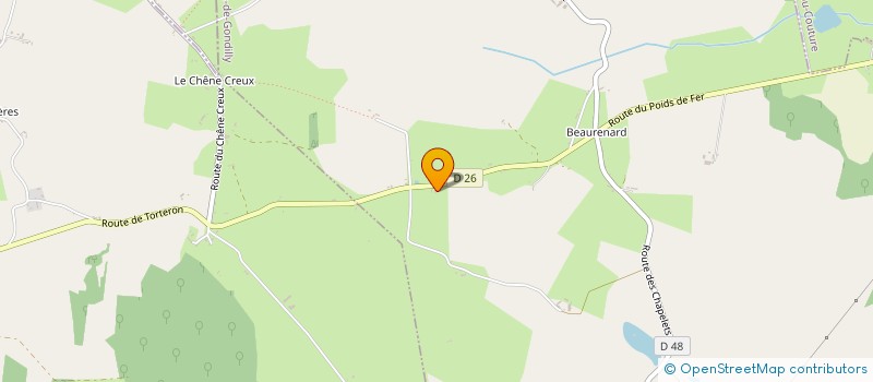 localisation de l'entreprise SCI DE L'AVENIR  SAINT-HILAIRE-DE-GONDILLY