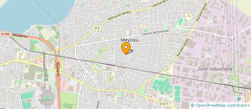 localisation de l'entreprise SCI DE L'AVENIR  MEYZIEU