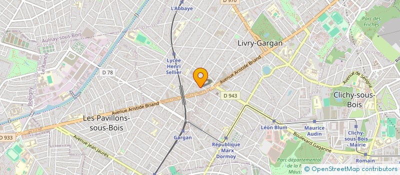 localisation de l'entreprise SCI DE L'AVENIR à LIVRY-GARGAN