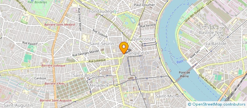 localisation de l'entreprise SCI DE L'AVENIR  BORDEAUX