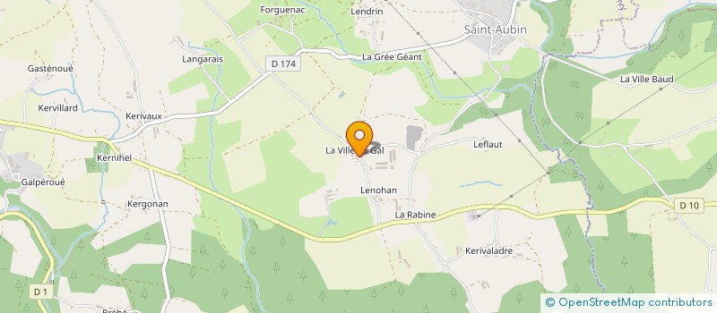 localisation de l'entreprise SCI DE L'AVENIR  PLUMELEC