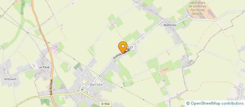 localisation de l'entreprise SCI DE L AVENIR  BERSEE