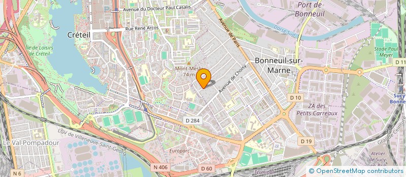 localisation de l'entreprise SCI DE L'AVENIR à BONNEUIL-SUR-MARNE