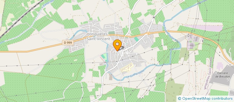 localisation de l'entreprise SCI DE L'AVENIR  JONQUIERES-SAINT-VINCENT