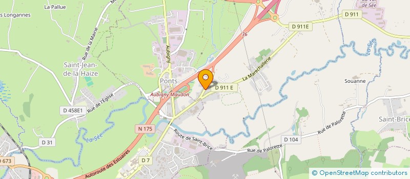 localisation de l'entreprise SCI DE L' AVENIR  PONTS