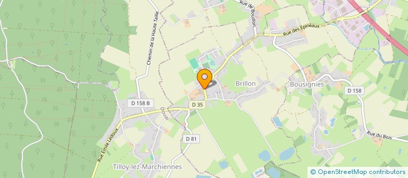 localisation de l'entreprise SCI DE L'AVENIR  BRILLON