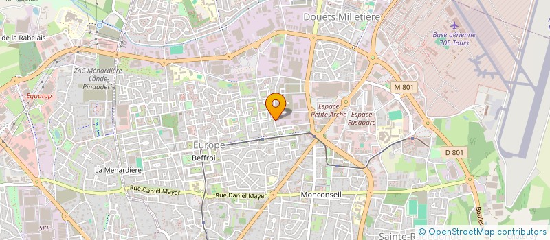 localisation de l'entreprise SCI DE L'AVENIR  TOURS