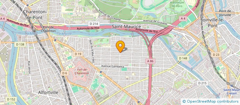 localisation de l'entreprise SCI DE L'AVENIR  MAISONS-ALFORT