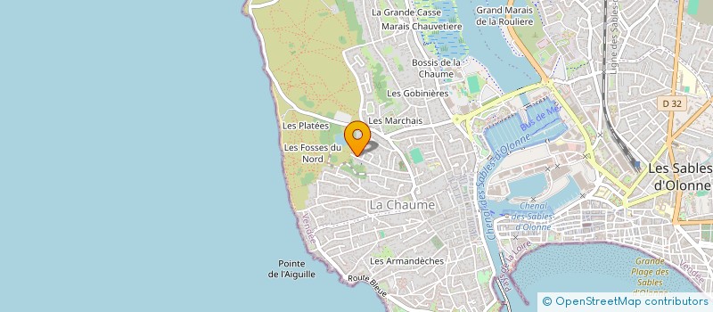 localisation de l'entreprise SCI DE L'AVENIR à LES SABLES D'OLONNE