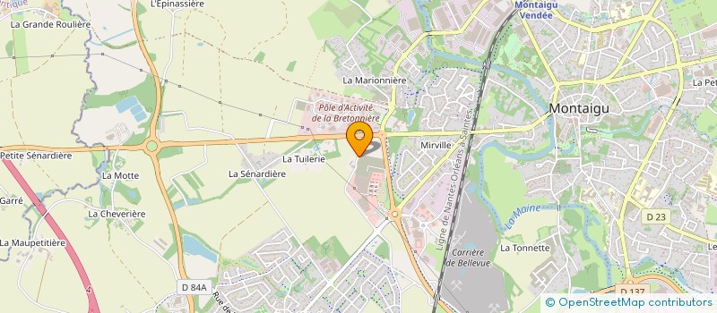 localisation de l'entreprise SCI DE L' AVENIR à MONTAIGU-VENDEE