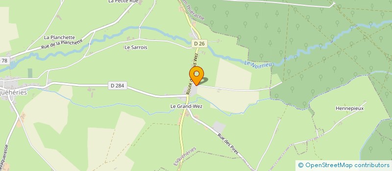 localisation de l'entreprise SCI DE L'AVENIR  ESQUEHERIES