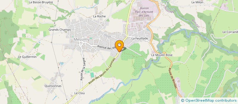 localisation de l'entreprise SCI DE L'AVENIR  MESSIMY