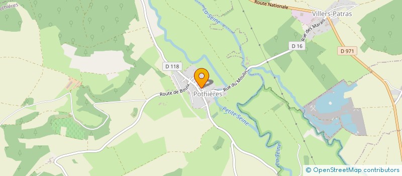 localisation de l'entreprise SCI DE L'AVENIR  CHAMESSON