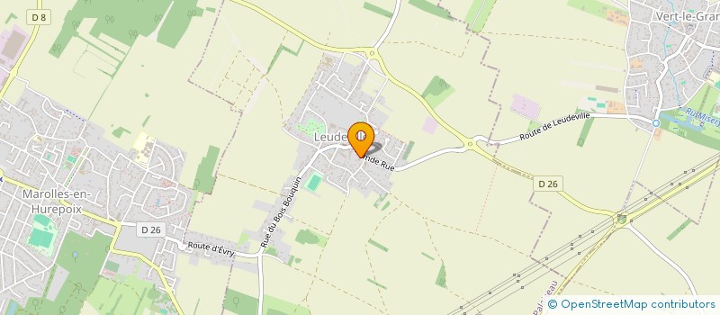 localisation de l'entreprise SCI DE L'AVENIR  LEUDEVILLE