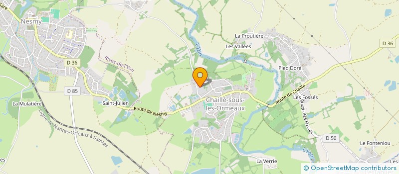 localisation de l'entreprise SCI DE L'AVENIR  RIVES DE L'YON