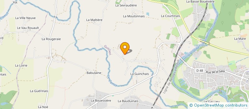 localisation de l'entreprise SCI DE L'AVENIR  GUICHEN