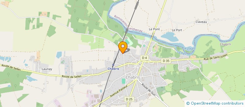 localisation de l'entreprise SCI DE L'AVENIR à CHABRIS