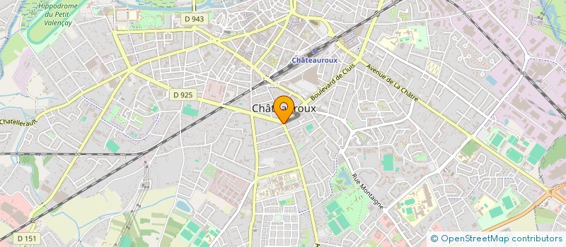 localisation de l'entreprise SCI DE L'AVENIR à CHATEAUROUX