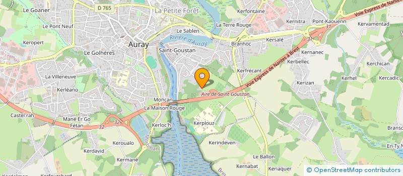 localisation de l'entreprise SCI DE L'AVENIR à AURAY
