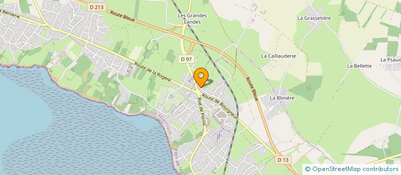 localisation de l'entreprise SCI DE L'AVENIR  LA BERNERIE-EN-RETZ