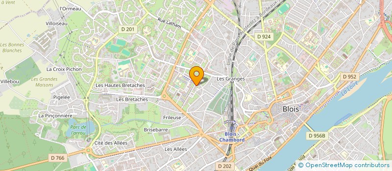 localisation de l'entreprise SCI DE L'AVENIR  BLOIS