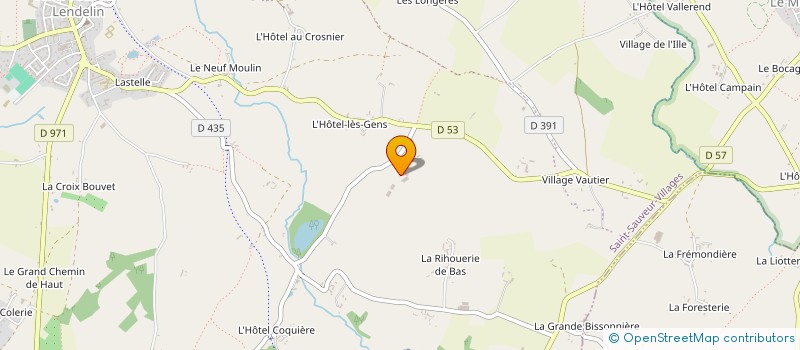 localisation de l'entreprise SCI DE L'AVENIR à SAINT-SAUVEUR-VILLAGES