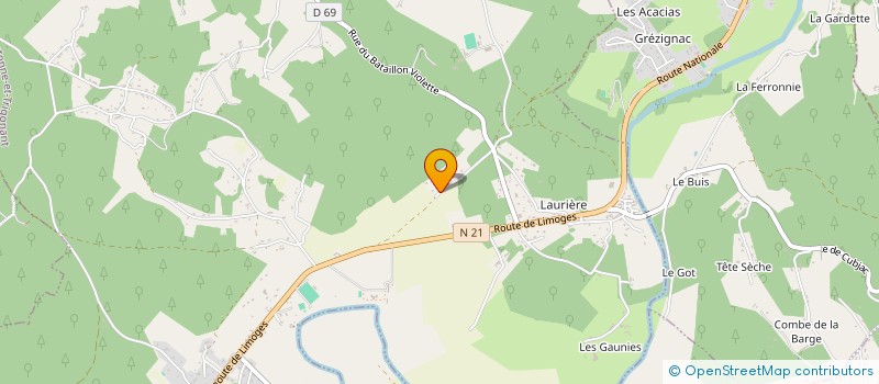 localisation de l'entreprise SCI DE L'AVENIR  ANTONNE-ET-TRIGONANT