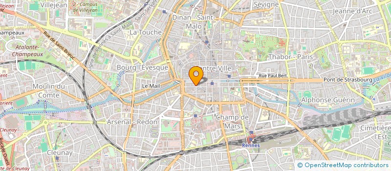 localisation de l'entreprise SCI DE L'AVENIR II  RENNES