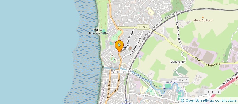 localisation de l'entreprise SCI DE L'AVENIR JC  WIMEREUX