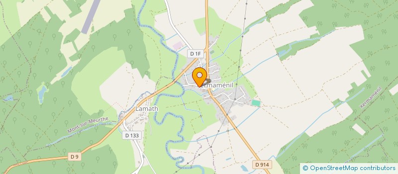 localisation de l'entreprise SCI DE L'AVENTURE à XERMAMENIL
