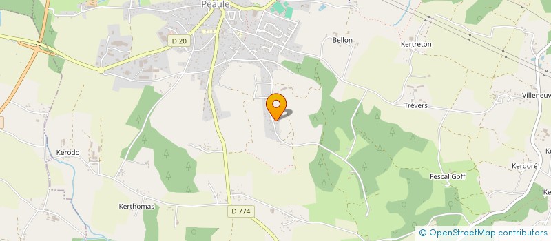 localisation de l'entreprise SCI DE L'AVENTURE  PEAULE