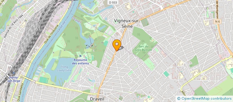 localisation de l'entreprise SCI DE L'AVENUE à DRAVEIL