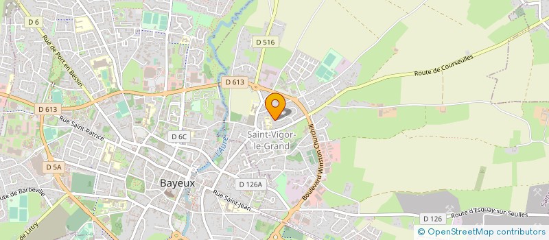 localisation de l'entreprise SCI DE L AVENUE  SAINT-VIGOR-LE-GRAND