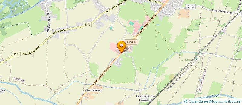 localisation de l'entreprise SCI DE L'AVENUE  BESSINES