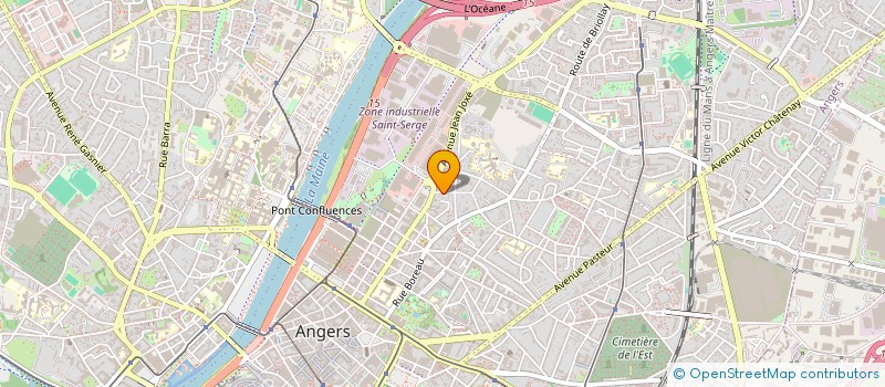 localisation de l'entreprise SCI DE L'AVENUE à ANGERS