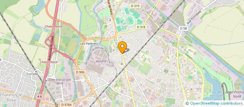 localisation de l'entreprise SCI DE L'AVENUE à CHALON-SUR-SAONE