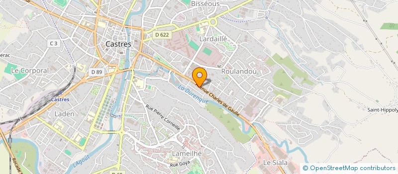 localisation de l'entreprise SCI DE L'AVENUE  CASTRES