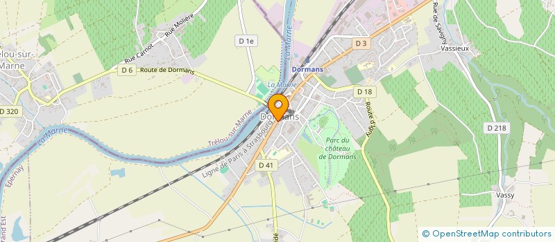 localisation de l'entreprise SCI DE L'AVENUE  DORMANS