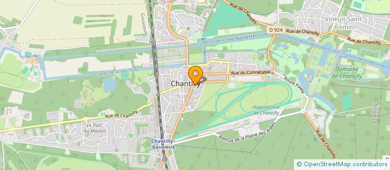 localisation de l'entreprise SCI DE L'AVENUE  CHANTILLY