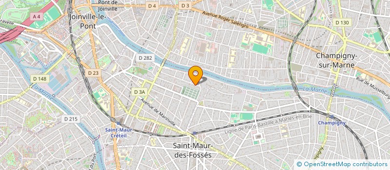 localisation de l'entreprise SCI DE L'AVENUE ANDREE A SAINT MAUR DES FOSSES à SAINT-MAUR-DES-FOSSES