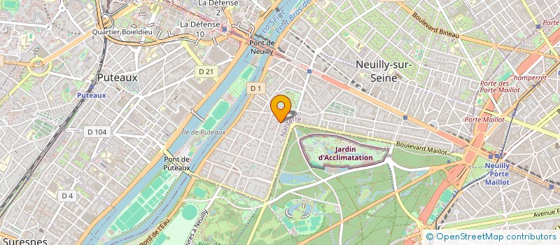 localisation de l'entreprise SCI DE L AVENUE CARNOT à NEUILLY-SUR-SEINE