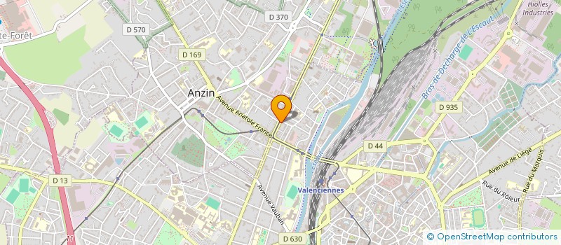 localisation de l'entreprise SCI DE L'AVENUE DE CONDE  VALENCIENNES