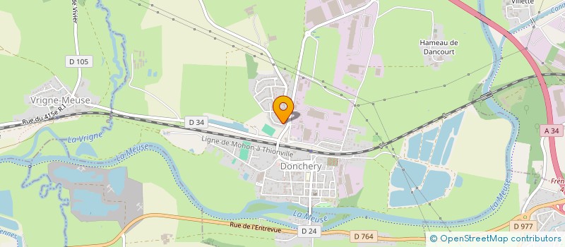 localisation de l'entreprise SCI DE L AVENUE DE LA MARNE  DONCHERY